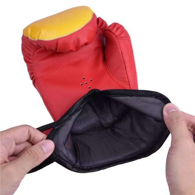 Sarung Tangan Tinju Anak Import - Boxing Gloves Karate Sanda Silat Dll