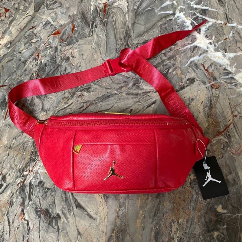 Waistbag Jordan Leather Snake Original / Tas Pria / Tas cowok / Slingbag / Tas Branded / Tas Murah