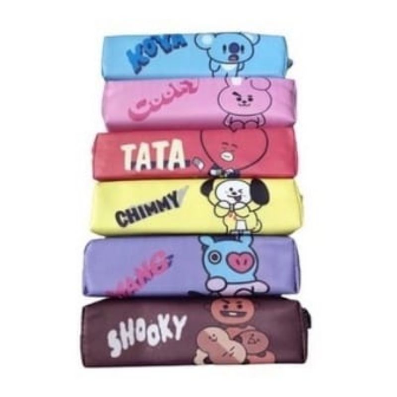 

Kotak Pensil BTS BT21 Tempat Kotak Pensil Army Kpop Murah Lucu Shooky Mang chimmy tata cooky koya