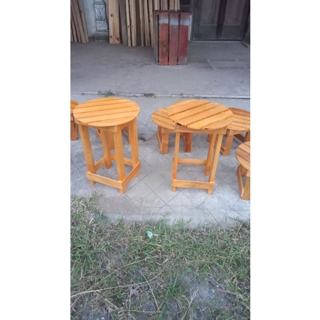 Kursi kayu / Dingklik Bulat Tinggi / Dingklik kayu / Dingklik Tinggi Sedang / Dingklik Pot