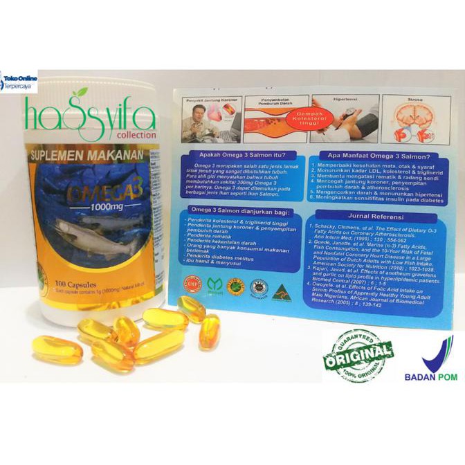 Sale Spring Leaf Homart Halal Pom Omega 3 Salmon 1000Mg Isi 100 Softgel Terbaru
