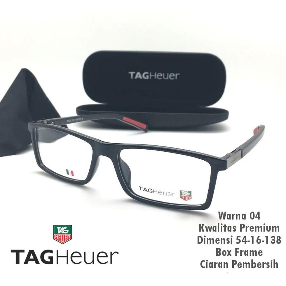 MURAH FRAME KACA MATA PRIA TAG HEUER 520 PREMIUM ELEGAN MEWAH FREE ONGKIR