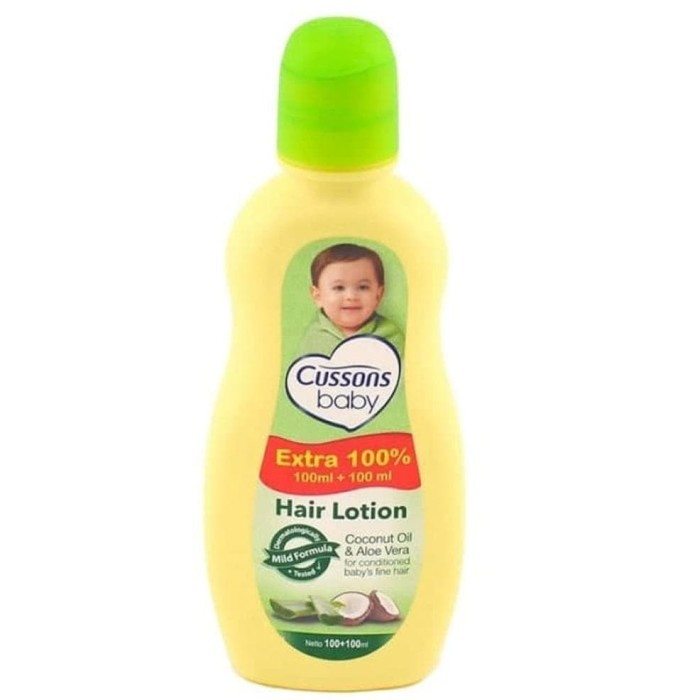 ORIGINAL Cussons Baby Hair Lotion 100ml+100ml Cusson Hair Lotion Bayi