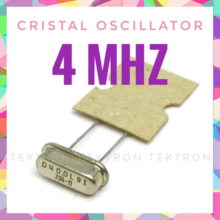 Crystal Oscillator 4 MHz, Xtal, Kristal, Oscilator, 4MHz