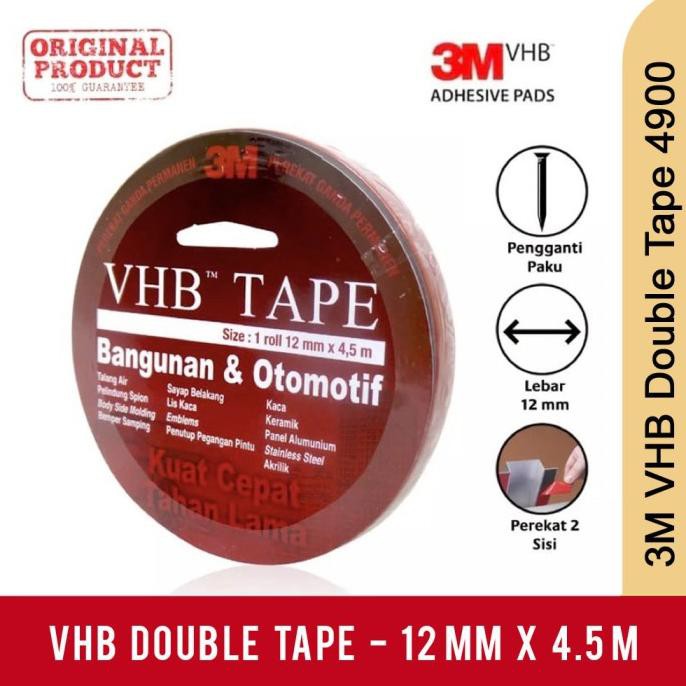 

3M Vhb Double Tape , 12 Mm X 4.5 M