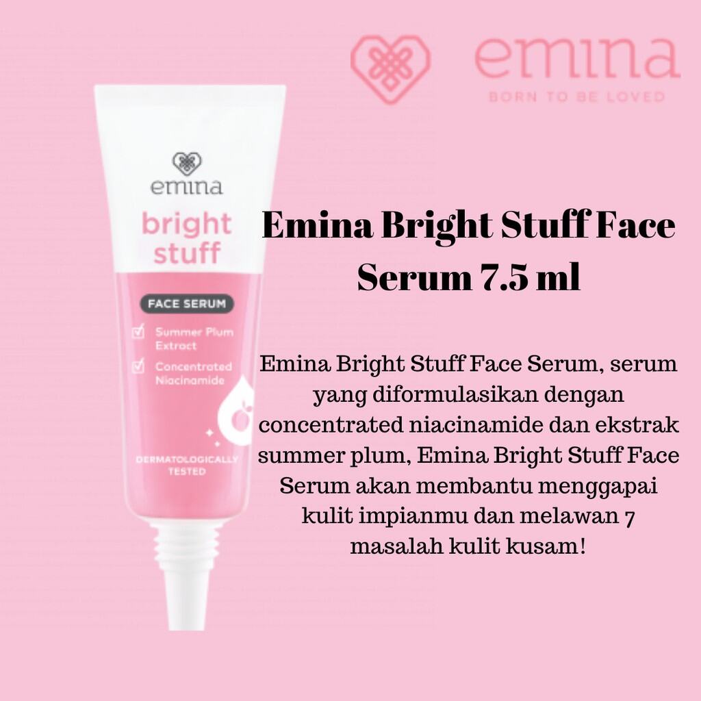 EMINA BRIGHT STUFF FACE SERUM 7.5ML GIRLSNEED77