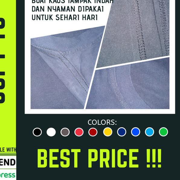 ۩ KAOS POLOS ATASAN PRIA WANITA PENDEK HITAM PUTIH WARNA JUMBO XXXL - Merah Maroon ✈