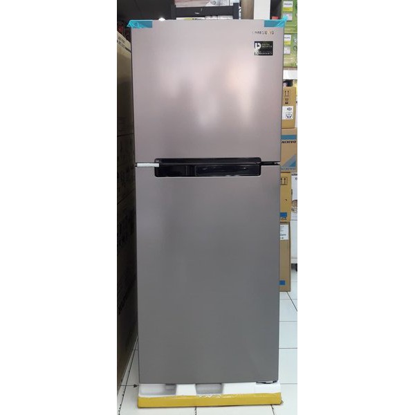 Kulkas 2 pintu SAMSUNG RT19M300BGS 203 LITER NO FROST Stainless Steel Door Garansi 10 TH Digital INVERTER