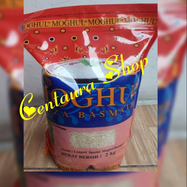 

Moghul Faiza Basmathi Rice Kwalitas Premium 2000gr