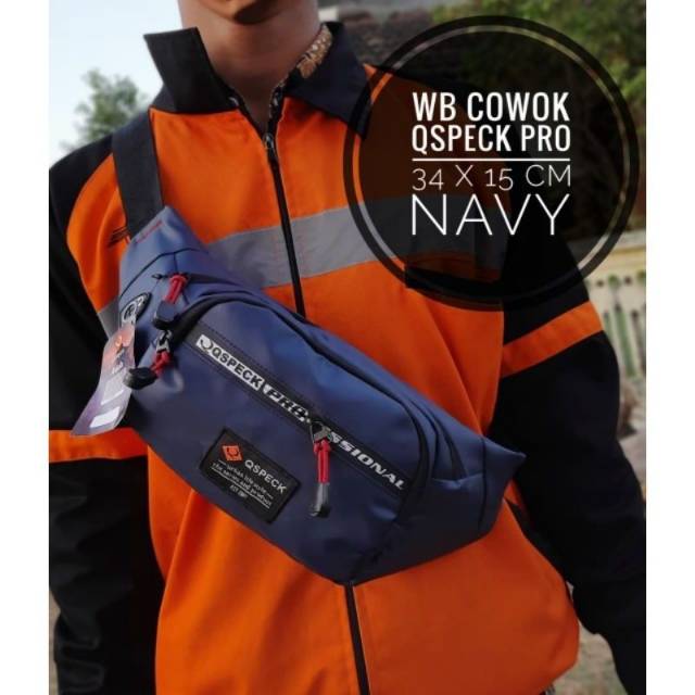 Tas Selempang Qspeck Waistbag Qspeck Waterproof Sling Bag