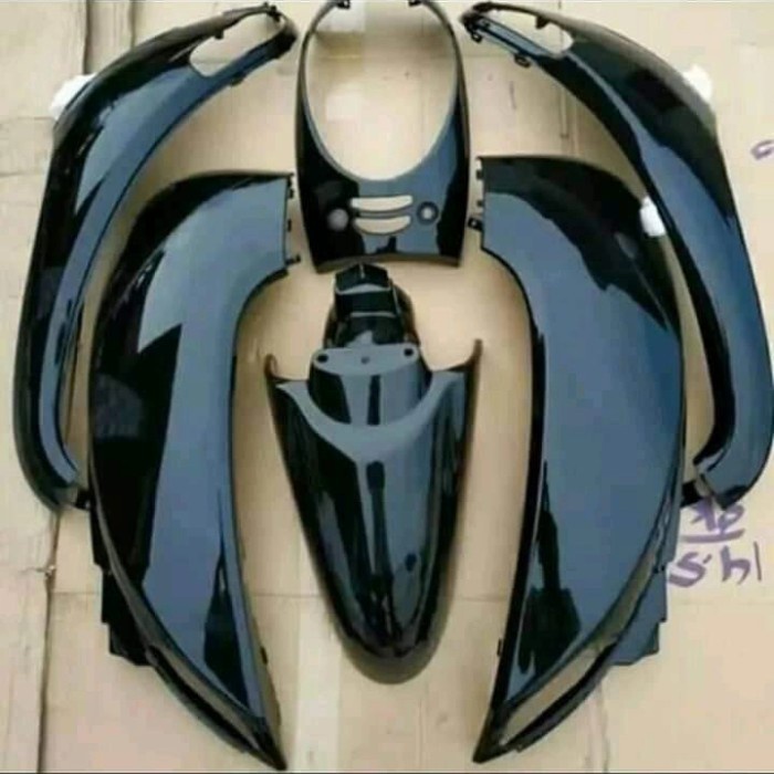 cover full body halus scoopy fi 2013 2016 hitam