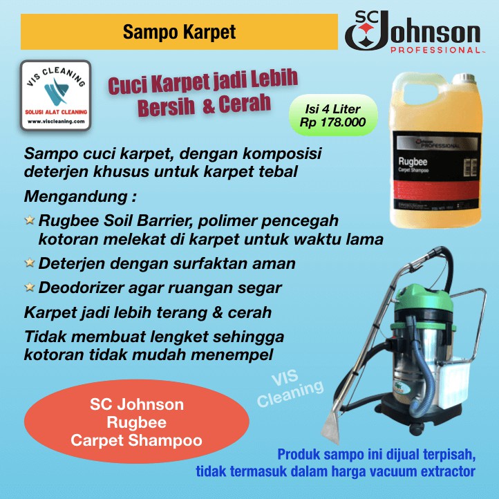 Carpet Cleaner (Vacuum Extractor) 30 Liter