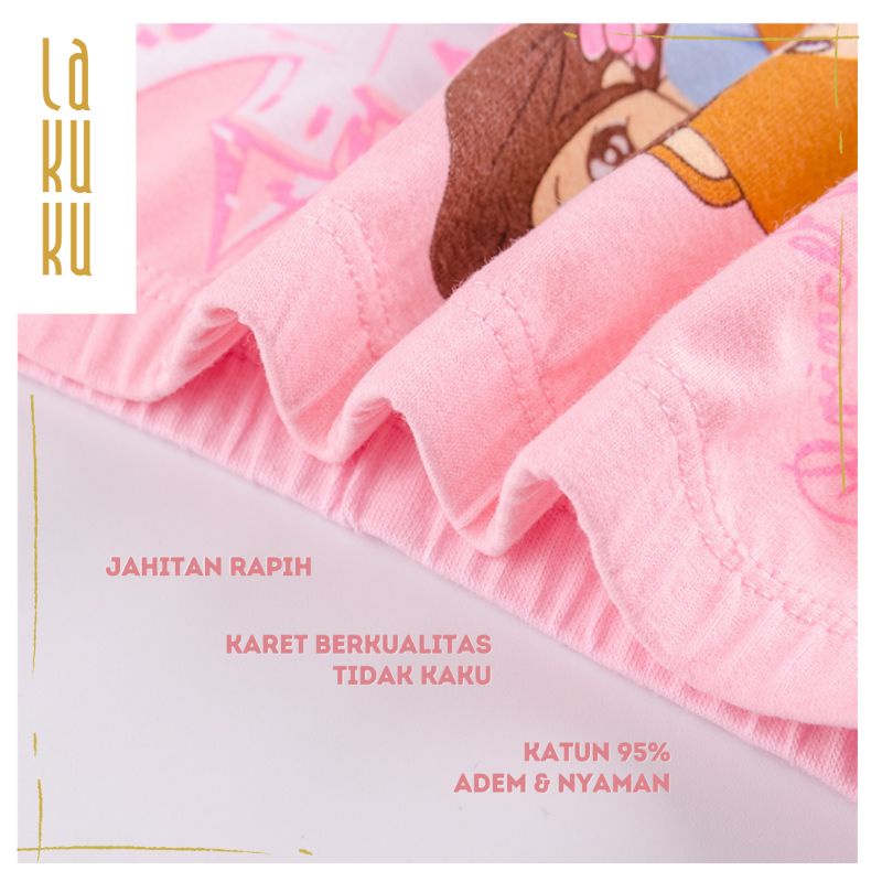 Lakuku - Celana Dalam Anak Perempuan 1-10 th Underwear Katun Premium Impor Shortie Princess