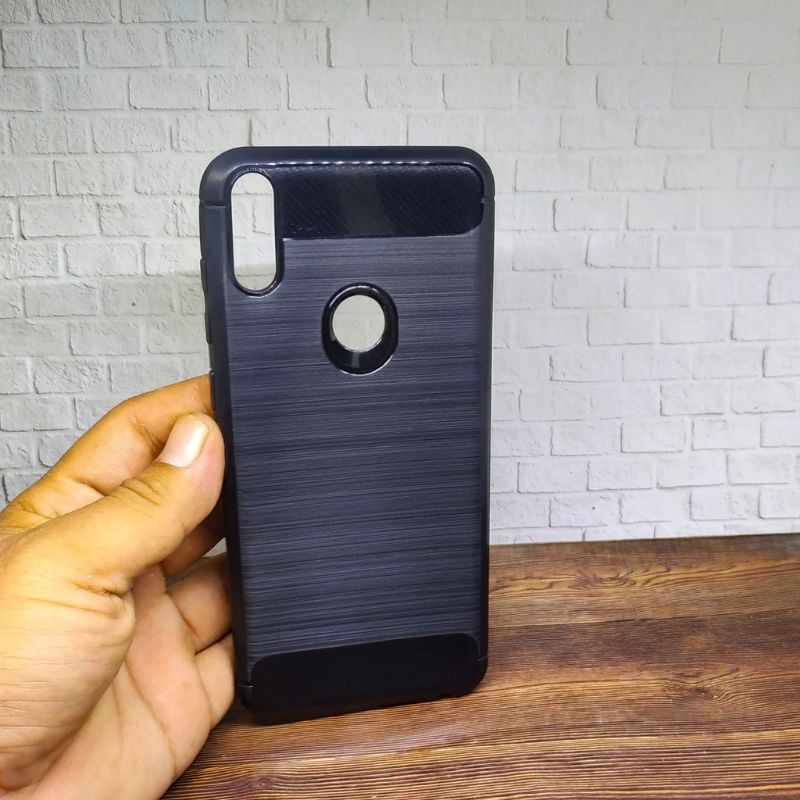 Anti crack Asus X00TD black Carbon case Asus Zenfone Max pro m1 ZB601KL ZB602KL