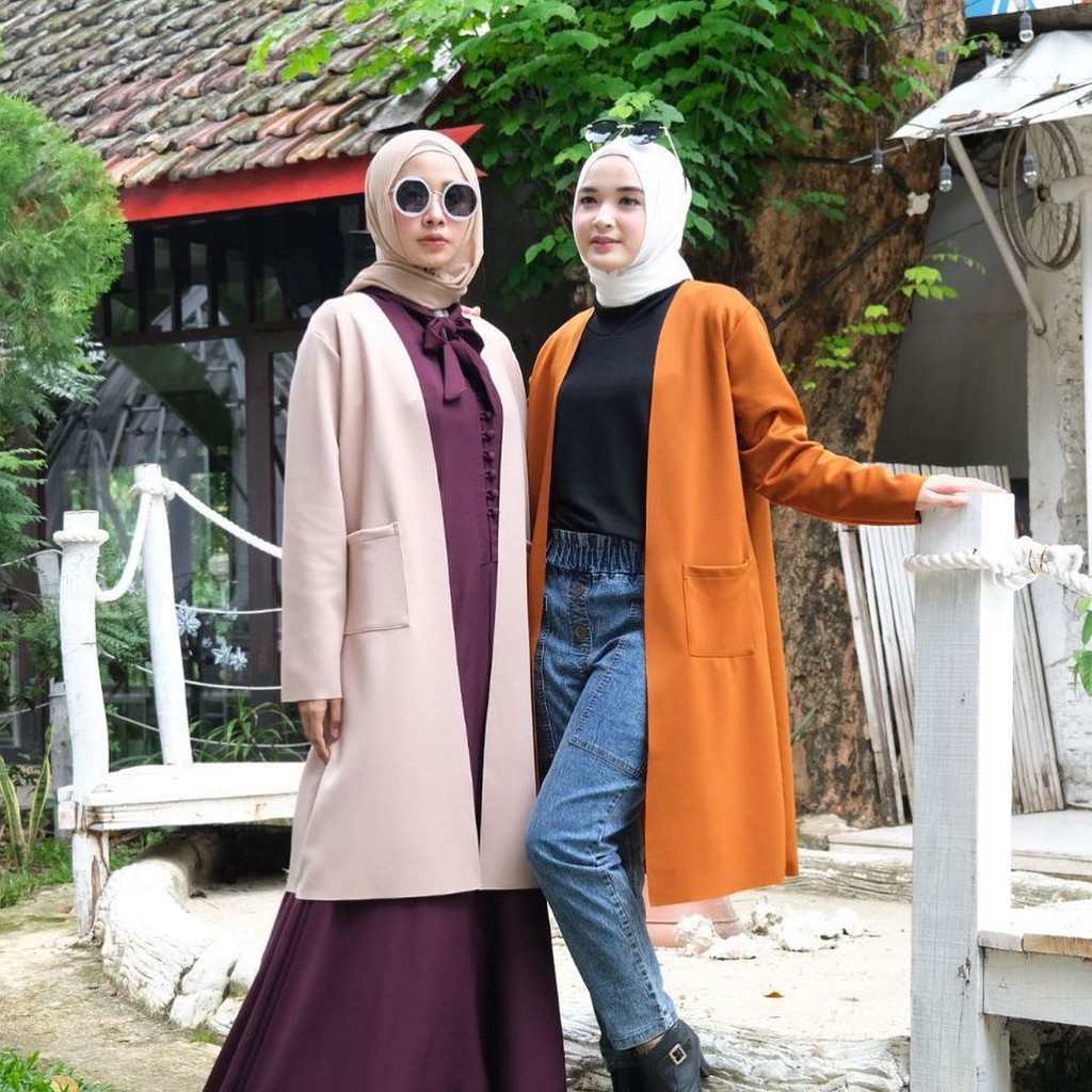 Cecyl Scuba Outer/Outer Scuba/Cardigan Scuba/Long Cardy Scuba/Blazer Scuba/Basic Scuba/Outer Kantong