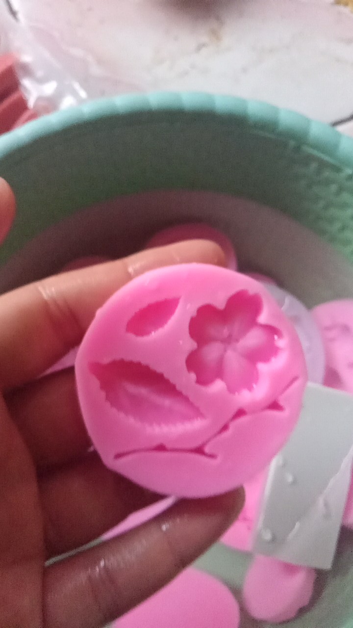 Weijiao Cetakan Dengan Bahan Silikon Dan Bentuk Persik Untuk Kue / Sabun Handmade Id