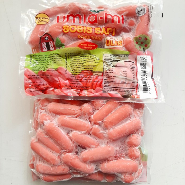 Umiami Cocktail Sosis Sapi Ulir 50pcs