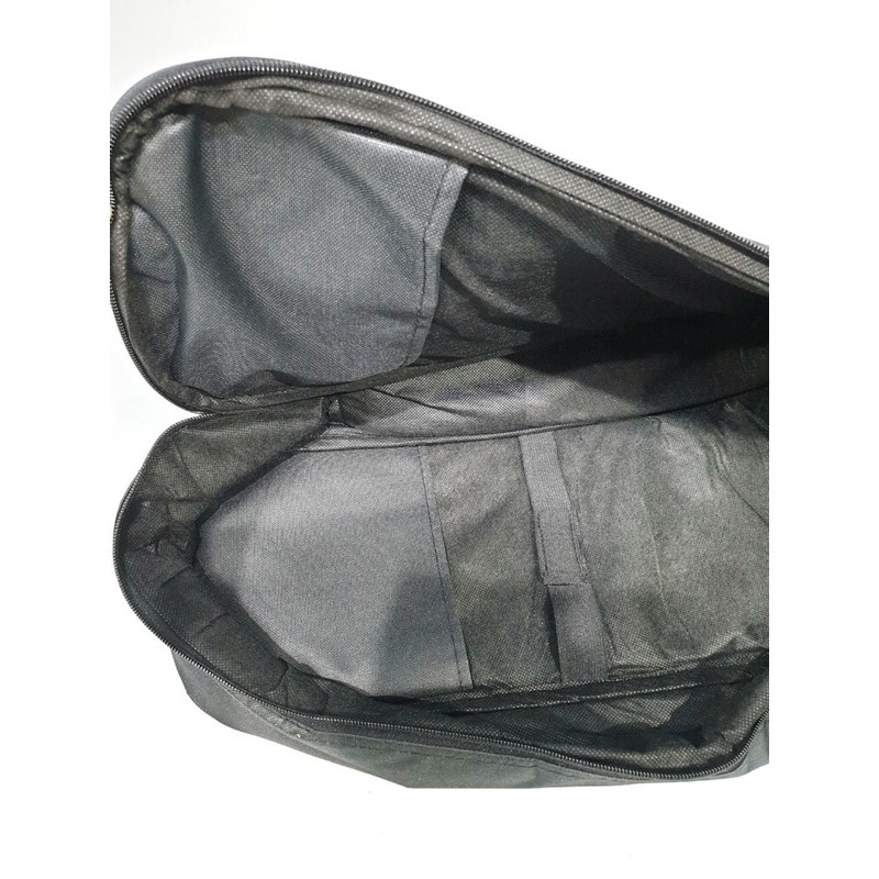 Tas Gitar dan Bass Elektrik Bahan KANVAS Dalam Busa Softcase Bisa Ransel Tenteng Gantung Semi Gigbag