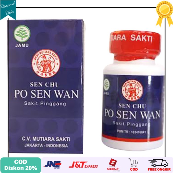 

❤COD❤ OBAT SAKIT PINGGANG OTOT & PENAMBAH STAMINA VITALITAS PO SEN WAN