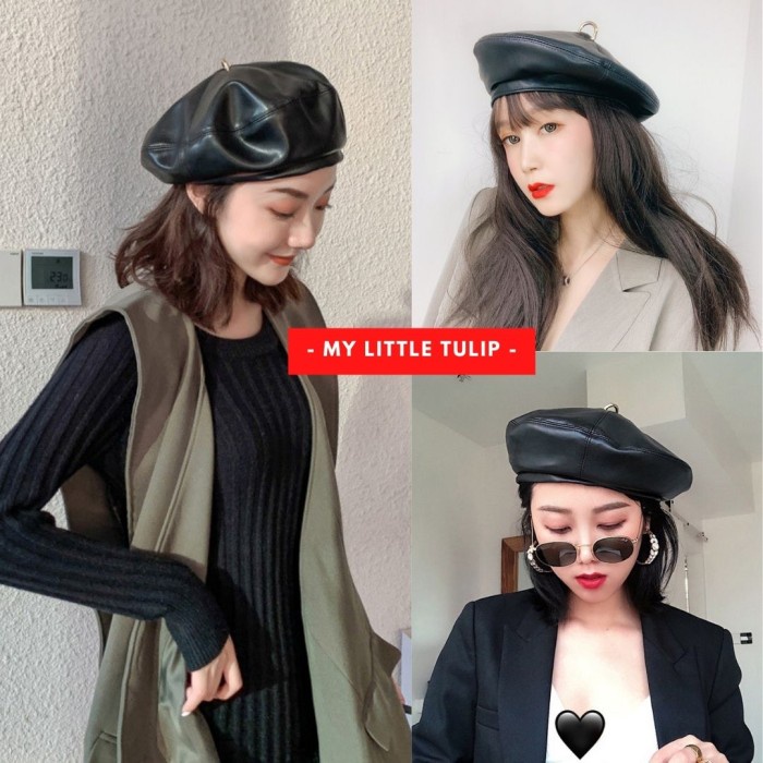 Topi premium polos branded bucket pantai COD J8T2 cewek style wanita murah 2022 korea import hijab d