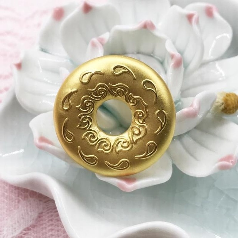 [Ready Stock]Fashion Unique Gold-Plated Ring Necklace Pendant