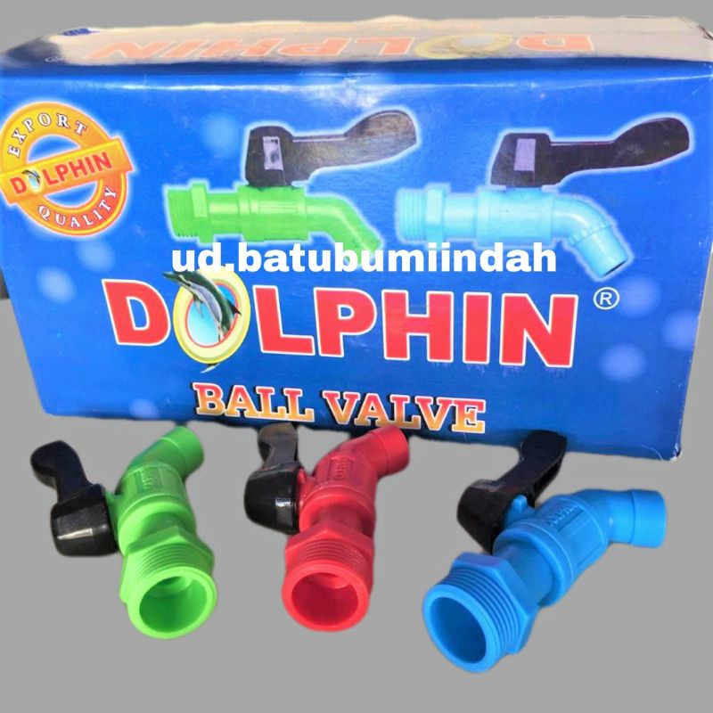 Kran Air / Kran Tembok / Kran Bola DOLPHIN 1/2 dan 3/4