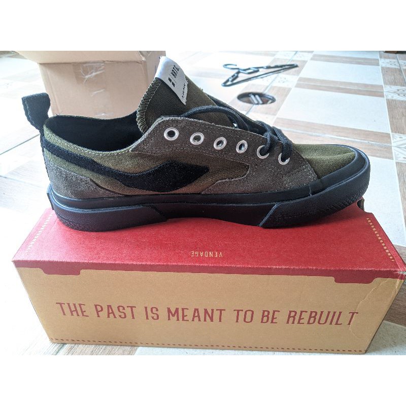 Sepatu Heiden Heritage VENDAGE VS Low - Riot Green 42