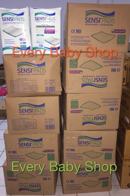 Perlak Alas Ompol SENSI PADS - Alas Pipis Training Kucing Anjing LARGE 60x90cm Sensipad Sensipads Under Pad