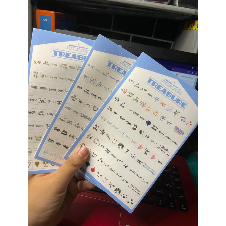READY OFFICIAL STIKER WINTER CAMP TREASURE 2022
