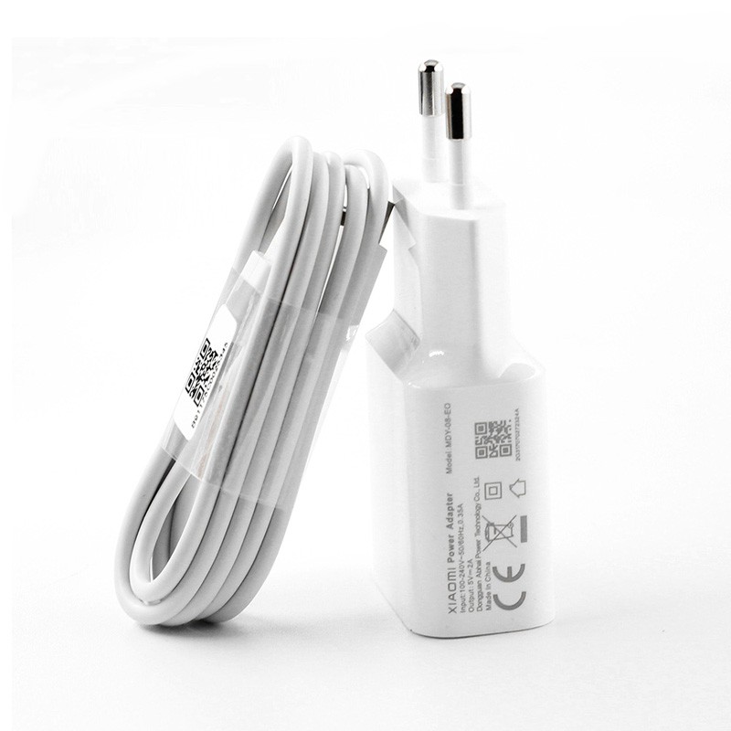 ORIGINAL 100% Xiaomi Charger MDY-08-EO MICRO USB / MDY-08-EI USB TYPE C 18 WATT 2A - Casan