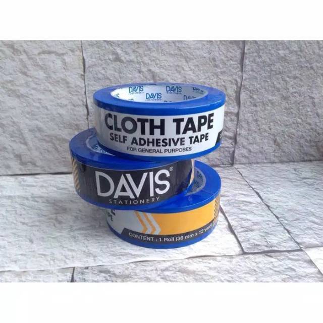 

Lakban Hitam Davis 1.5 Inch