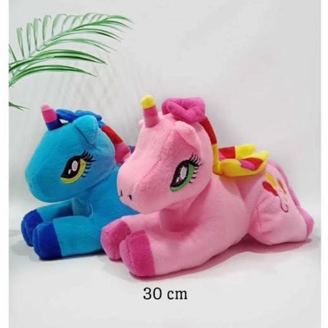 Boneka Kuda Poni Kuda Unicorn Kuda Little Pony Panjang 30 cm/LUCU BANGET