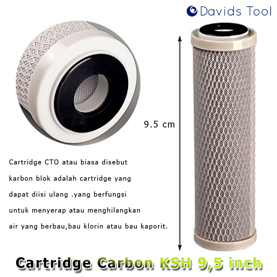 CTO Karbon Blok Filter Air Cartridge KSH