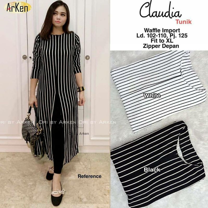 Jollie Tunik Busui Claudia Tunik Salur Jumbo Wanita LD 140 Tunik Super Jumbo Tunik Salur Tunik Busui Friendly Atasan Busui SUPER JUMBO XXXXL LD 140CM TUNIK SALUR MUSLIM SUPER JUMBO LD 140CM ATASAN JUMBO LD 140CM