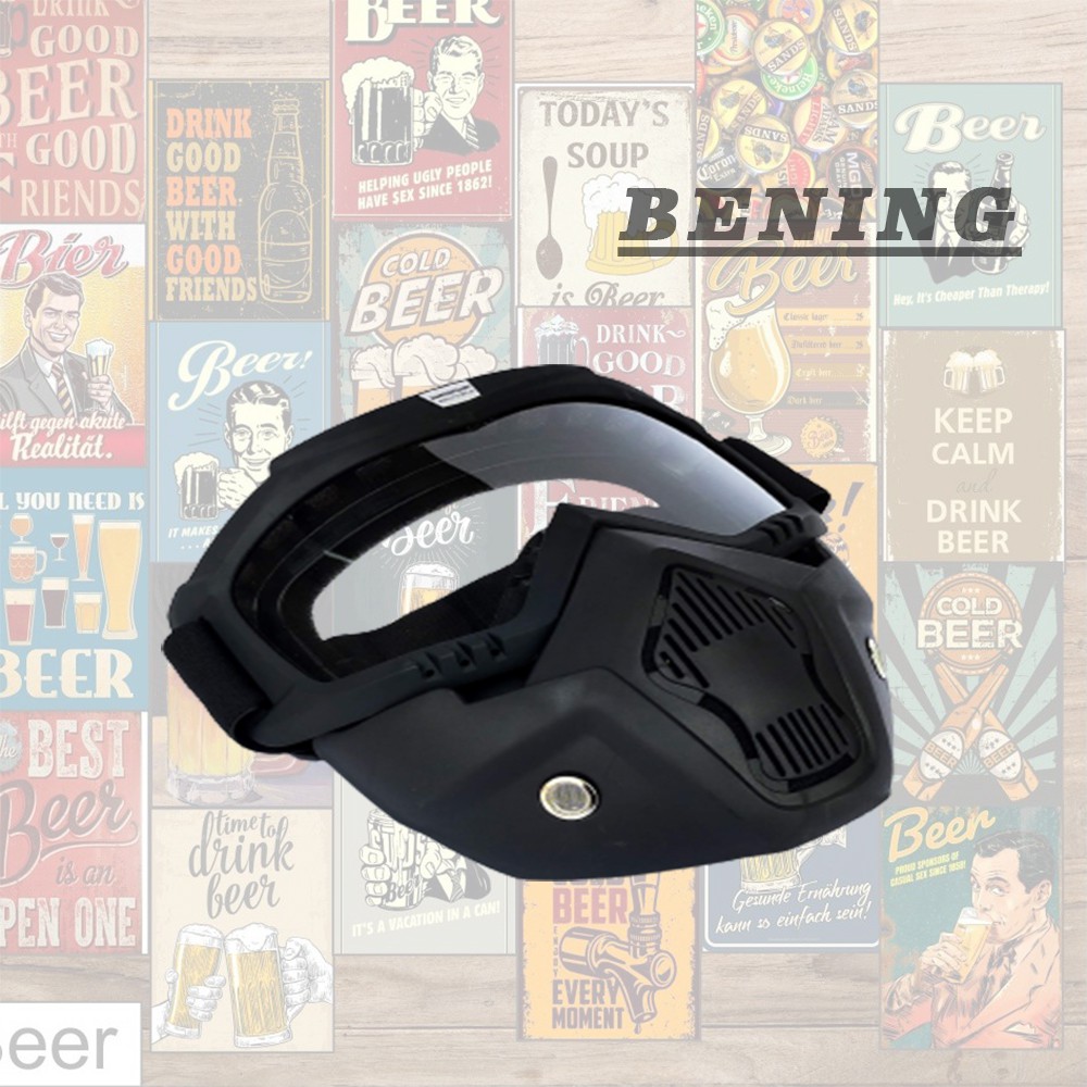 Goggles Kacamata + Masker Full Face Helem Google Mask Helm Gun Ski Motor Cross Topeng Kaca Mata Trail Air soft Motocross Pet Bogo