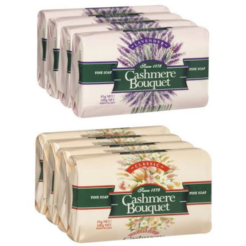 Cashmere Bouquet Bar Soap CLASSIC 100g Sabun Mandi Batang (harga 1 pcs)