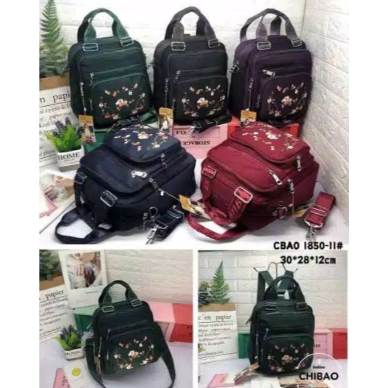 Tas Ransel 3in1 ORI Chibao 1850-11