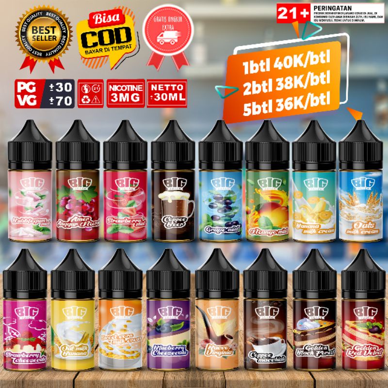 PROMO TERLARIS LIQUIDS PREEBESS 3MG 30ML WANGI BANYAK PILIHAN AROMANYA