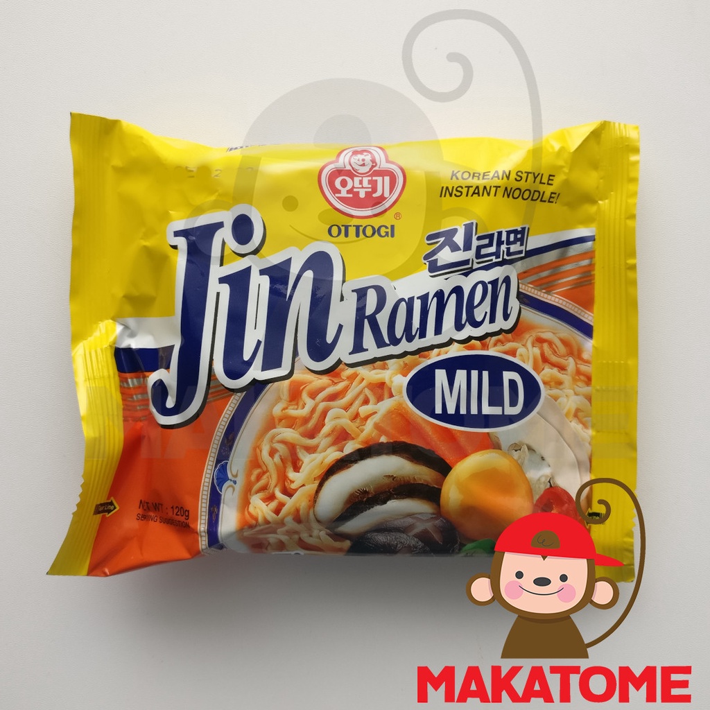 

Ottogi Jin Ramen MILD 120g mi instan Korea 120 gr Jinramen mie korean