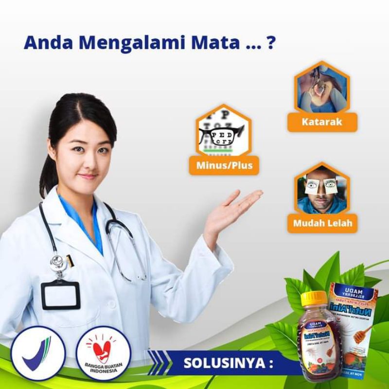 Vitamin mata kesehatan mata obat mata madu sehat mata madu bilberry