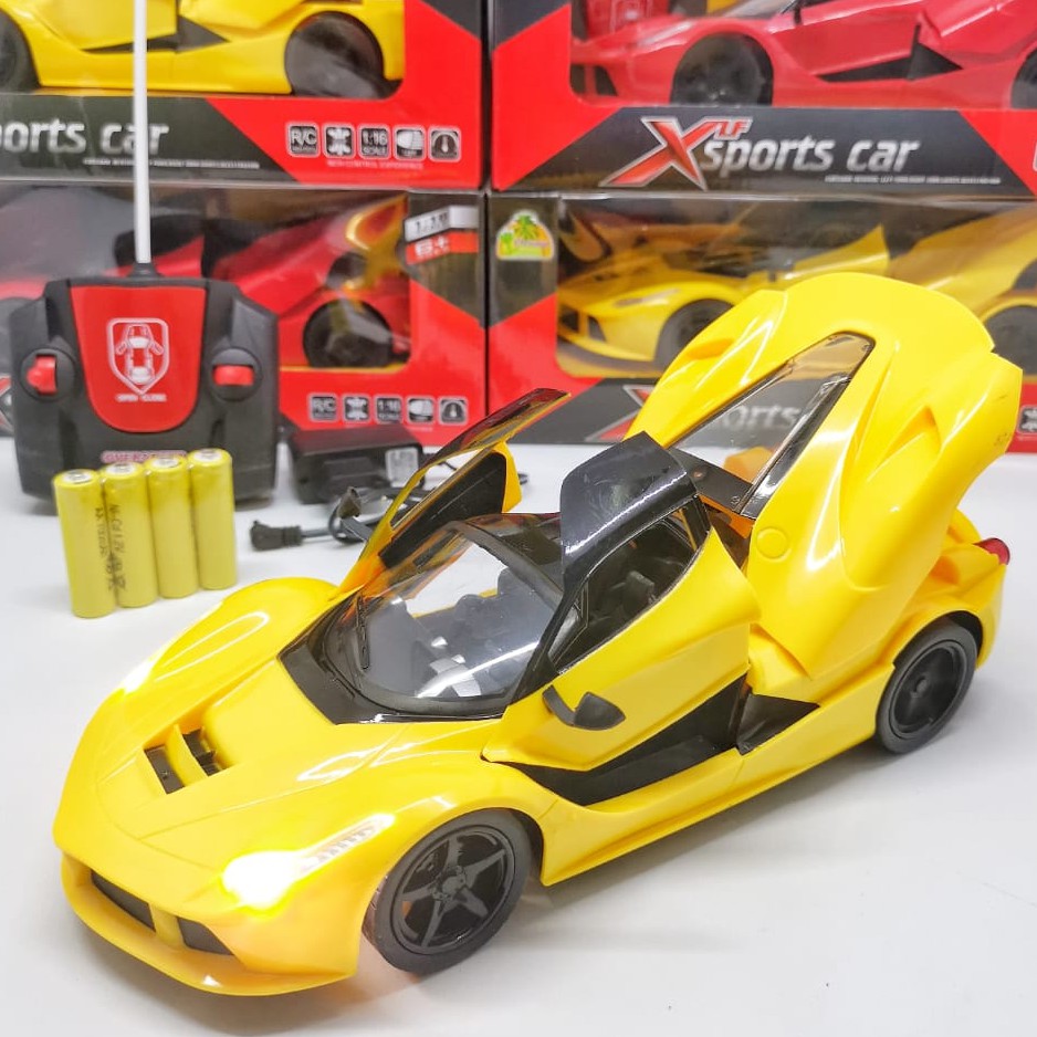 Mainan Mobil Remote Control Sport Car bisa buka tutup pintu  789-508