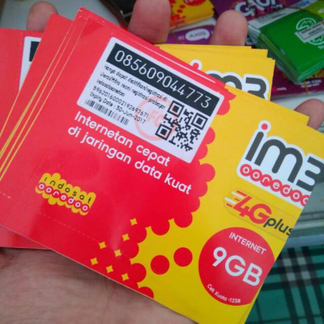 PERDANA INDOSAT 9GB FULL 3G