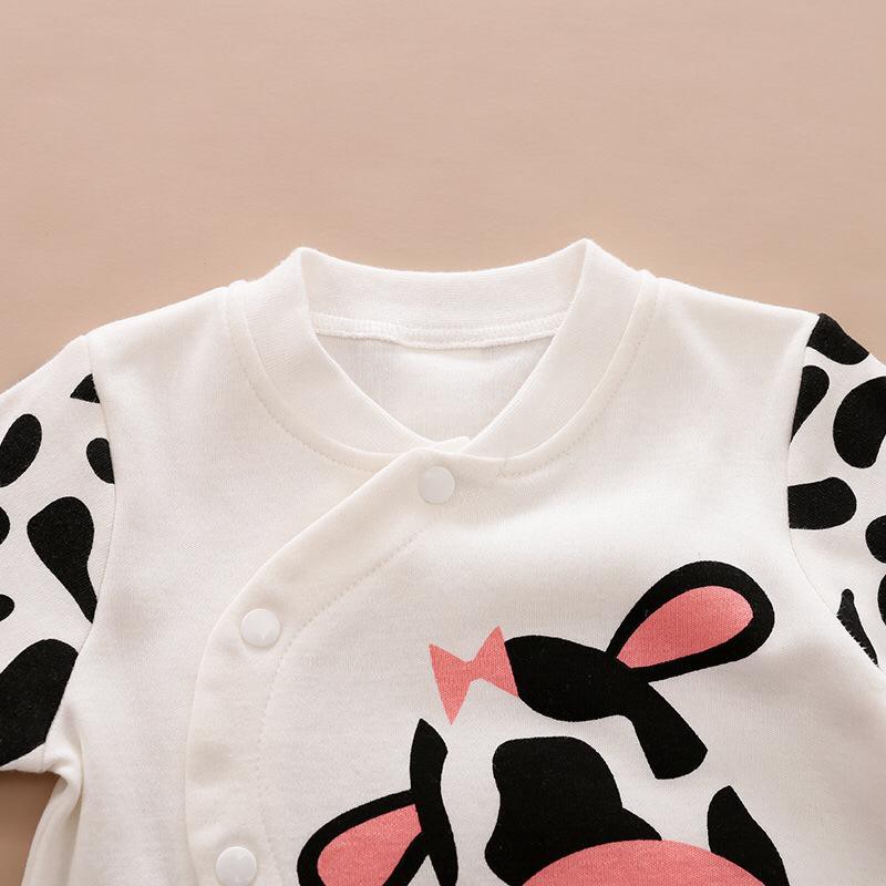 Baju bayi Import KOREA motif Moo PREMIUM jumper bayi-3