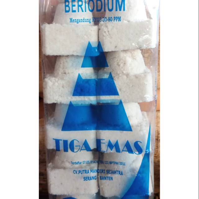 

GARAM BATA BERIODIUM 600gr SEMBAKO SERANG BANTEN