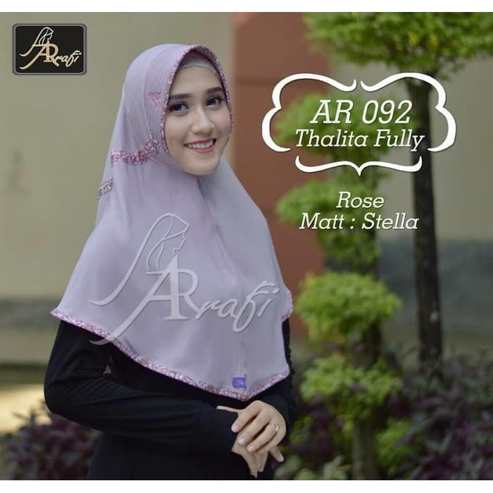 Promo!! Hijab Arrafi Ar 092 Std Talita Fully Terlaris!!