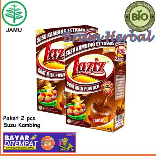 

(Paket 2 pcs) Susu Kambing Laziz COKLAT - 200 gr