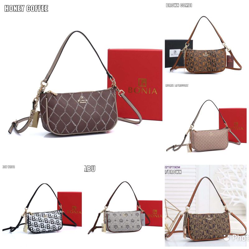 mini slingbag New bonia 5132-2 WITH BOX Tas wanita slingbag import