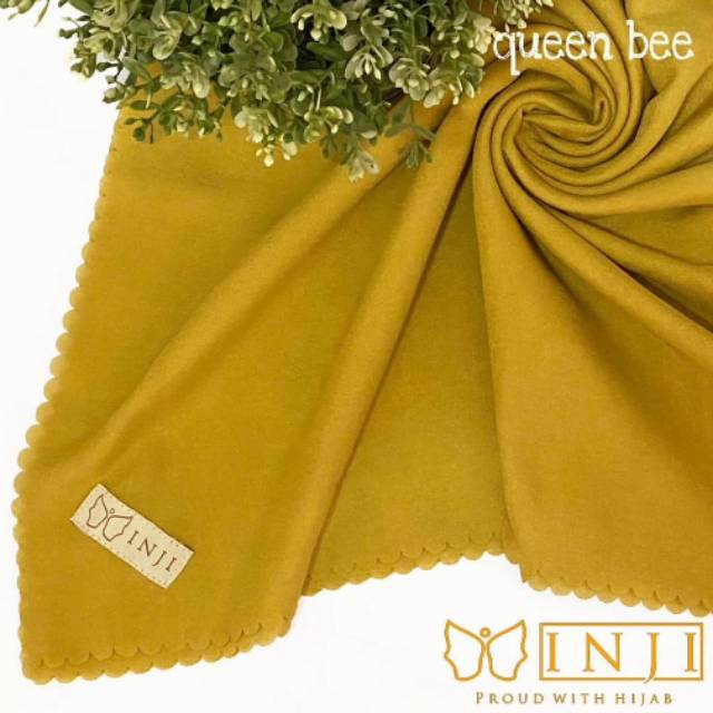 Hijab polos by INJI - Queen Bee