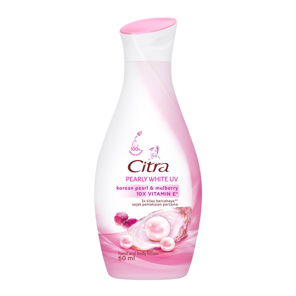 Citra Lotion Pearly White UV Hand &amp; Body 60 ml