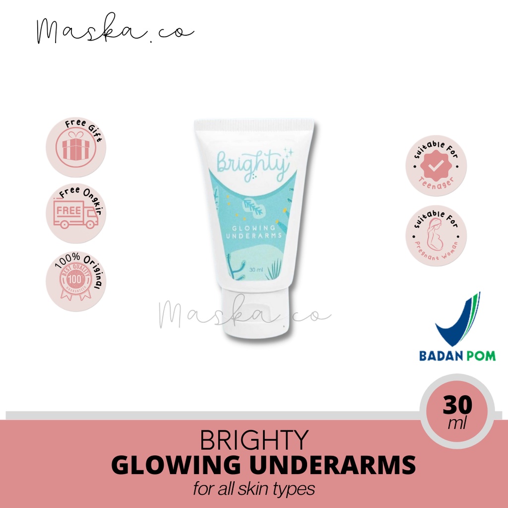 BRIGHTY GLOWING UNDERARM PEMUTIH KETIAK TERBAIK ALAMI